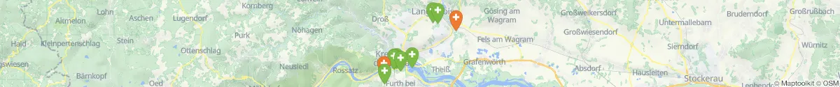 Map view for Pharmacies emergency services nearby Stratzing (Krems (Land), Niederösterreich)